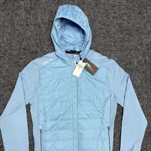 NWT men's RLX Ralph Lauren Hooded Full Zip Hybrid Golf Jacket $268